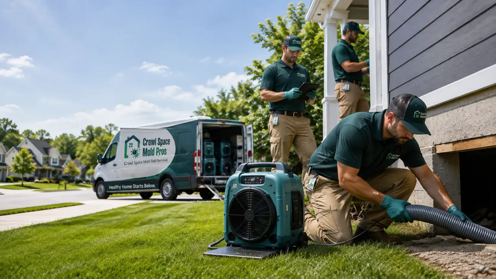 Crawl Space Mold Removal in Topaz, CA